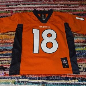 NFL Orange and Black Kids Jersey